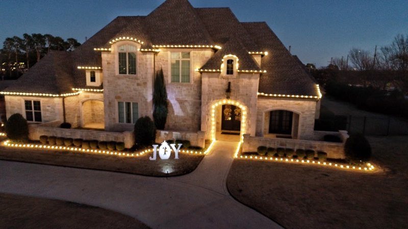 Christmas lights Addison