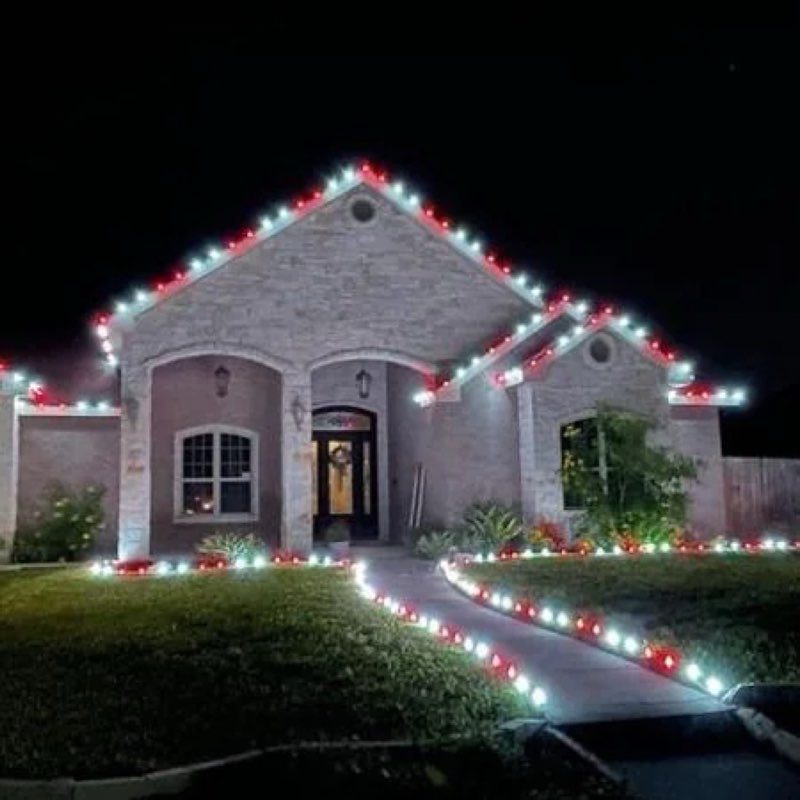 Christmas lights Addison