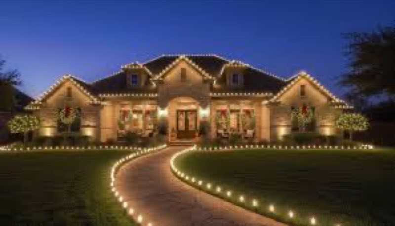 Christmas lights Addison