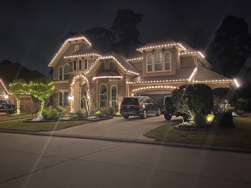 Christmas lights Addison