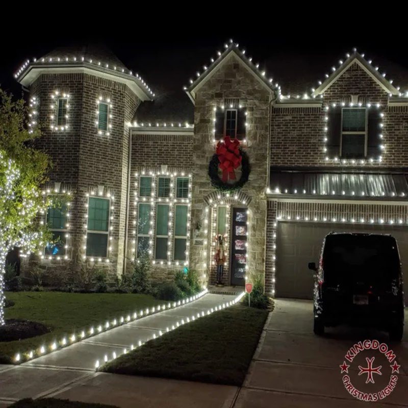 Christmas lights Addison